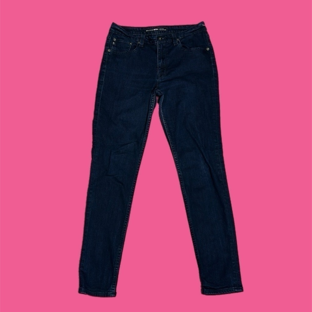 Big Star 1974 Women’s Avalon High Rise Skinny Jeans Dark Blue Sz 30